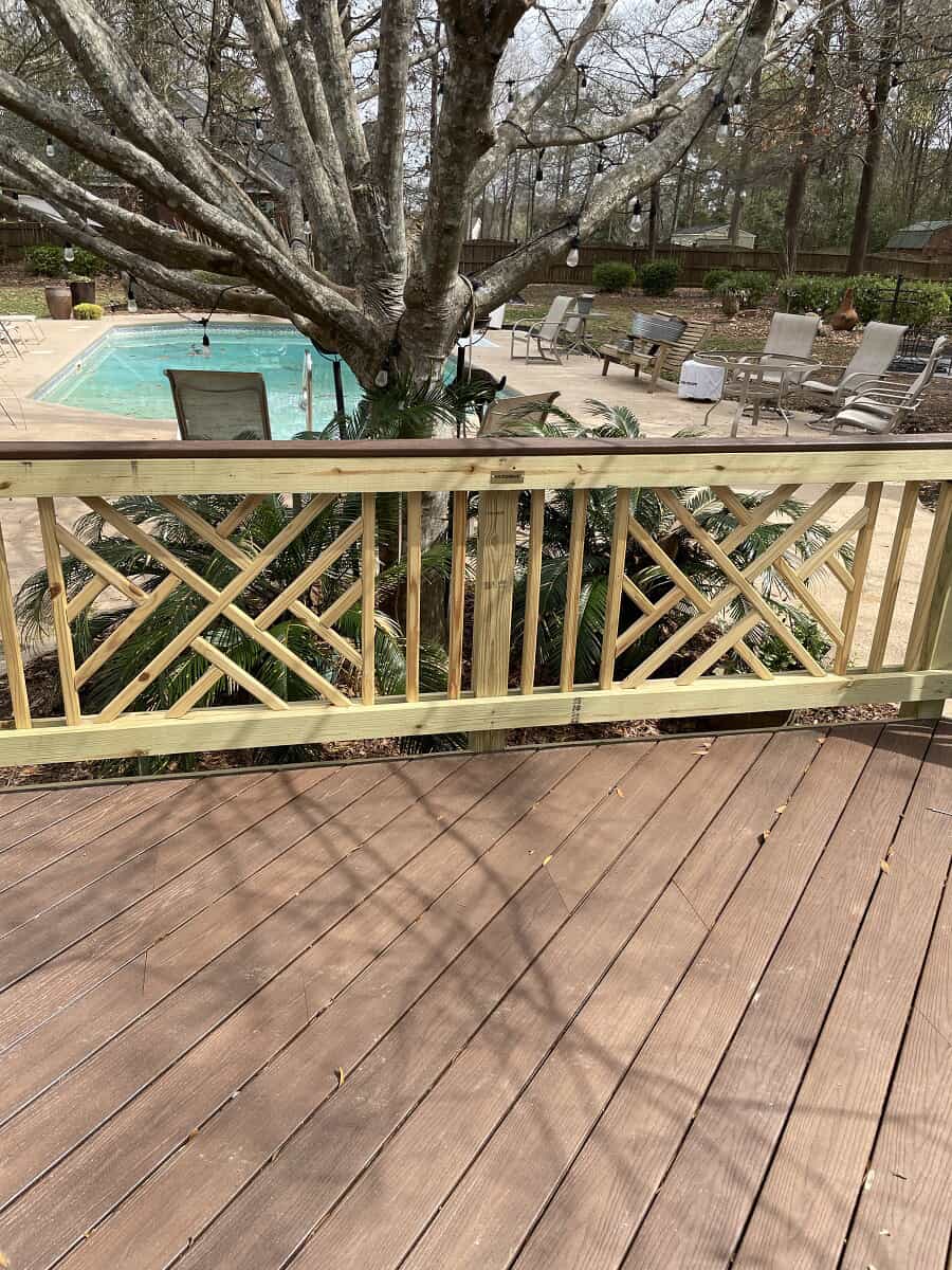 perry GA fiberon deck with chippendale pt railing detail